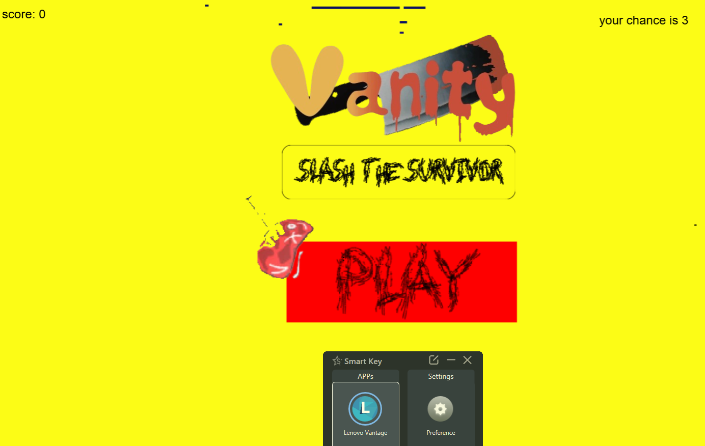 vanity slash
